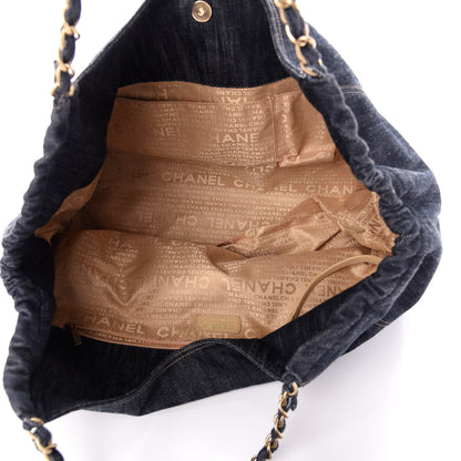 Chanel Denim XL Coco Cabas Tote Blue 6 of 11