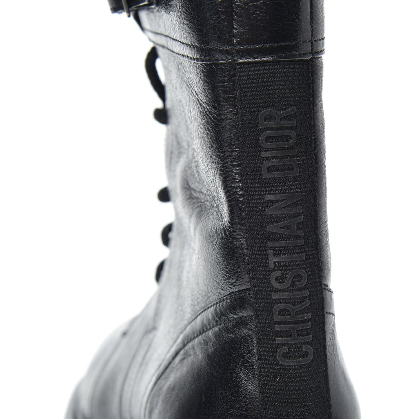 Calfskin Ground Low Boot 37 Black