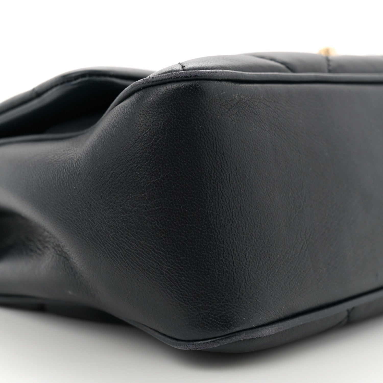 Chanel Lambskin Quilted Easy Carry Flap Navy 9 of 12