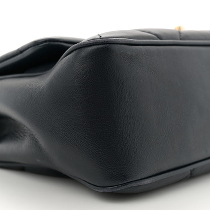 Chanel Lambskin Quilted Easy Carry Flap Navy 9 of 12