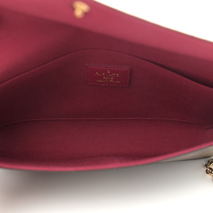Louis Vuitton Monogram Pochette Felicie Chain Wallet Fuchsia 6 of 11