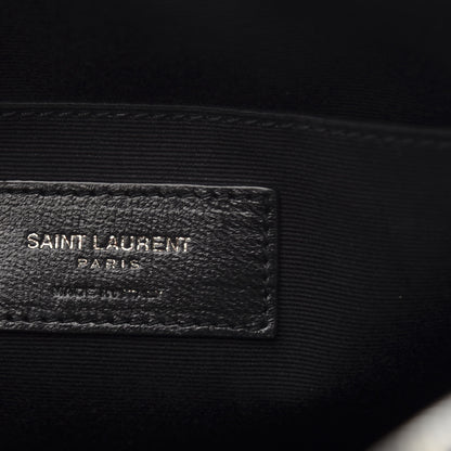 Saint Laurent Calfskin Matelasse Monogram Lou Camera Bag Black 5 of 11