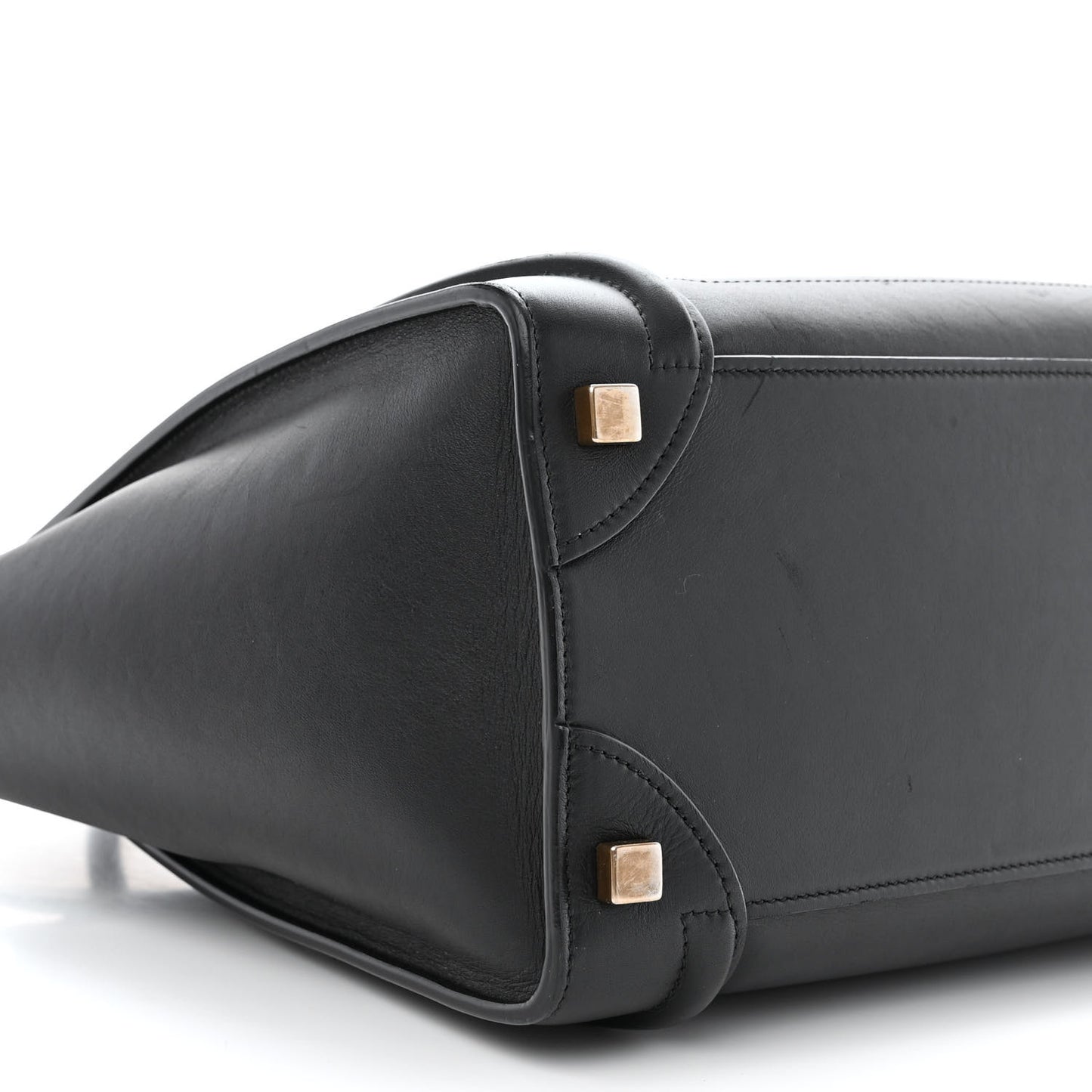 Smooth Calfskin Micro Luggage Black