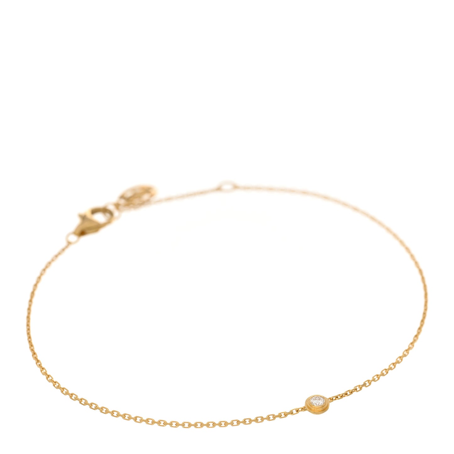 18K Yellow Gold Diamond XS D'Amour Bracelet