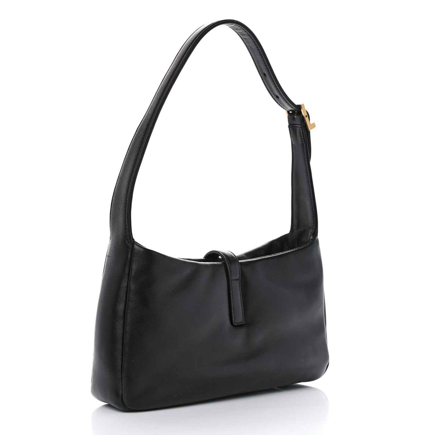 Padded Lambskin Le 5 A 7 Hobo Black