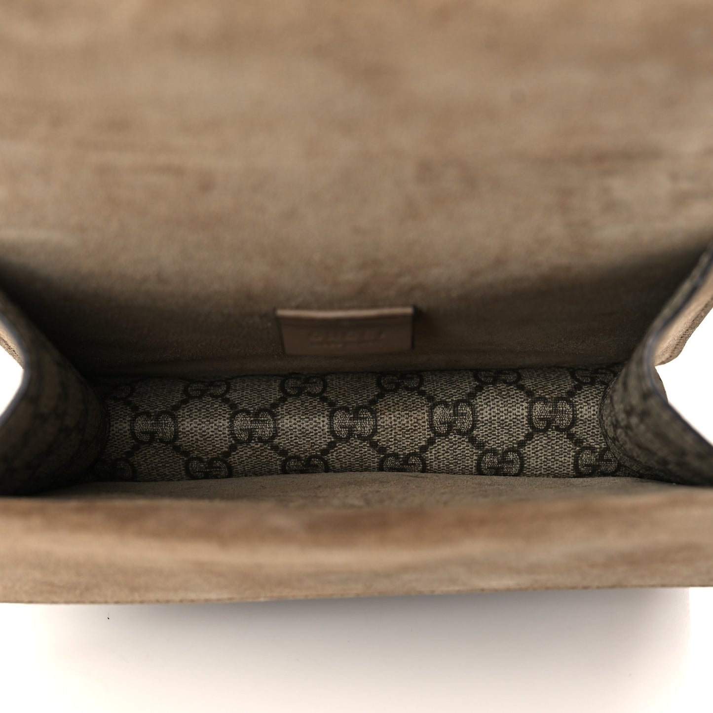 GG Supreme Monogram Mini Dionysus Shoulder Bag Taupe