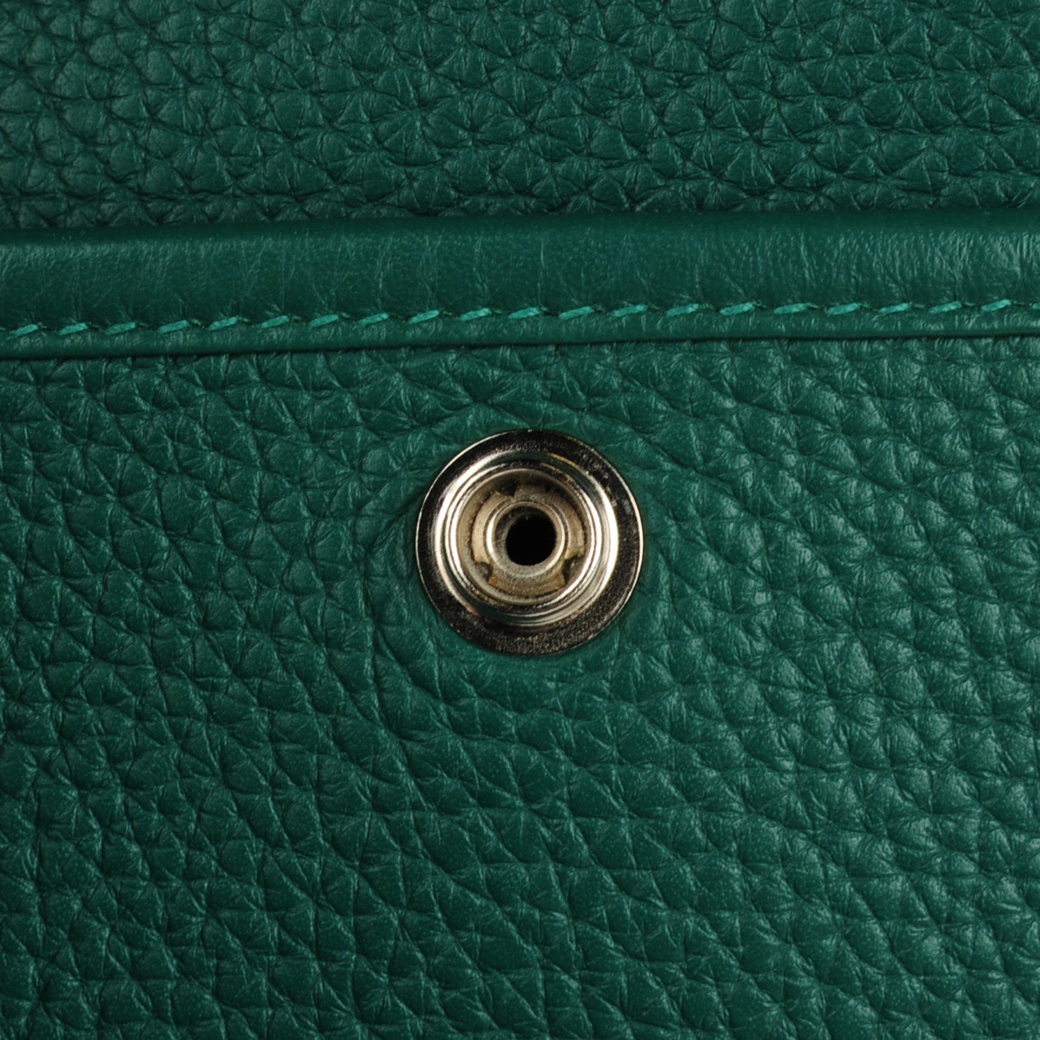 Hermes Taurillon Clemence Evelyne III PM Malachite 10 of 11
