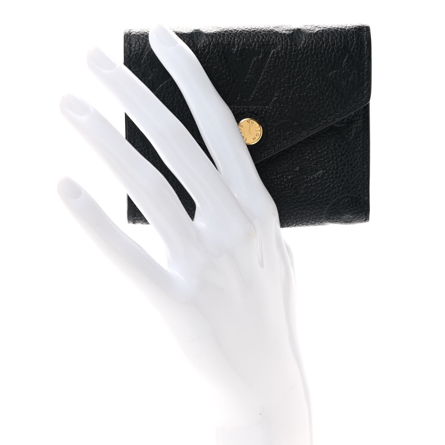 Louis Vuitton Empreinte Zoe Wallet Black 2 of 9