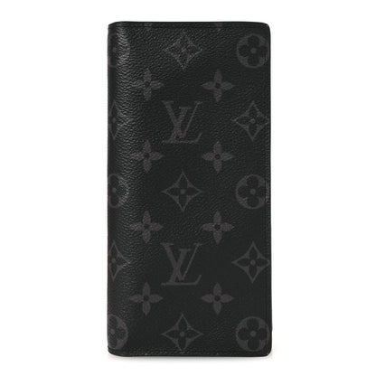 Louis Vuitton Monogram Eclipse Brazza Wallet 1 of 7