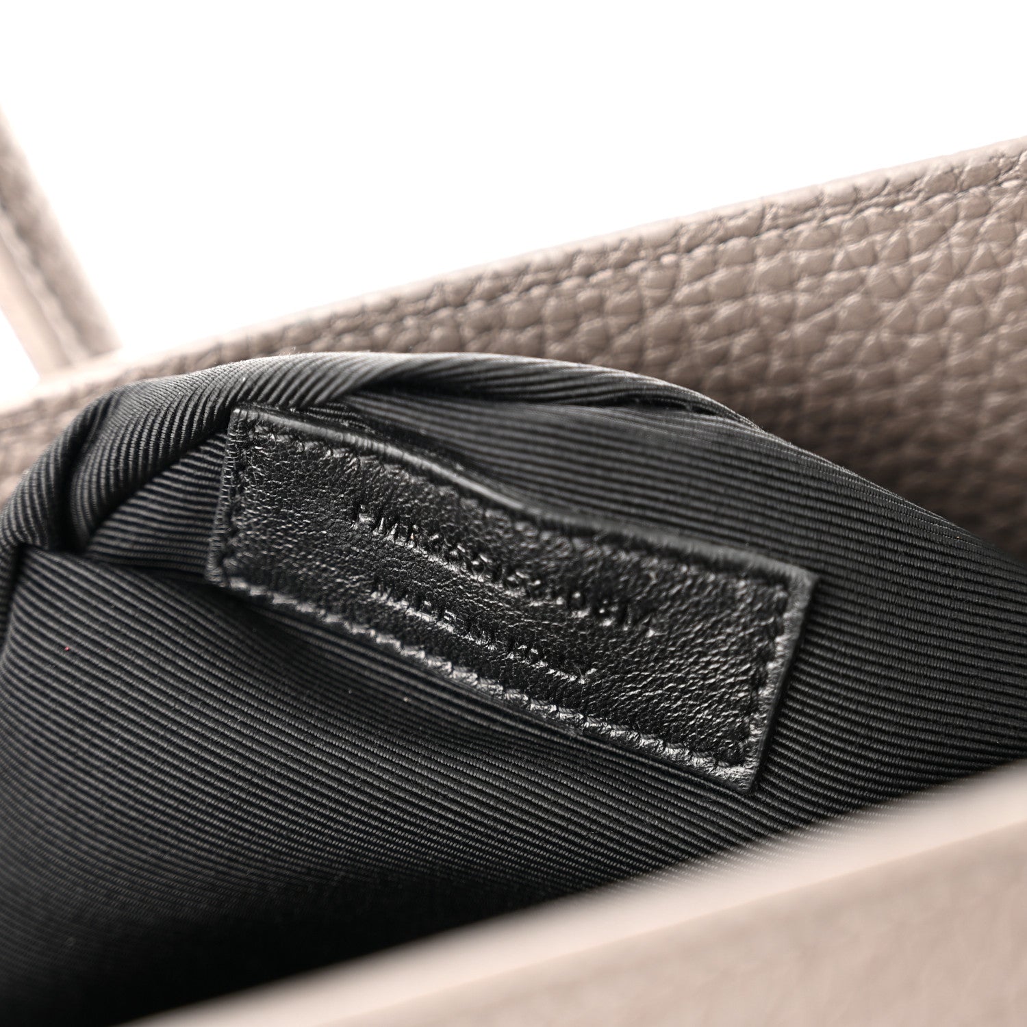 Saint Laurent Grained Calfskin Small Sac De Jour Dark Anthracite 7 of 10