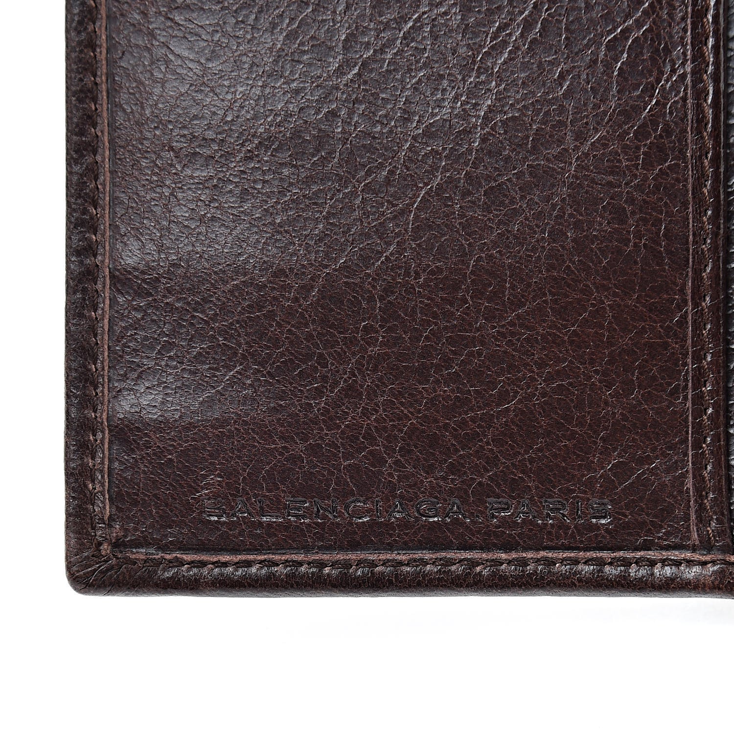 Balenciaga Agneau Giant 12 Gold Hardware Money Wallet Cigare Fonce 6 of 11