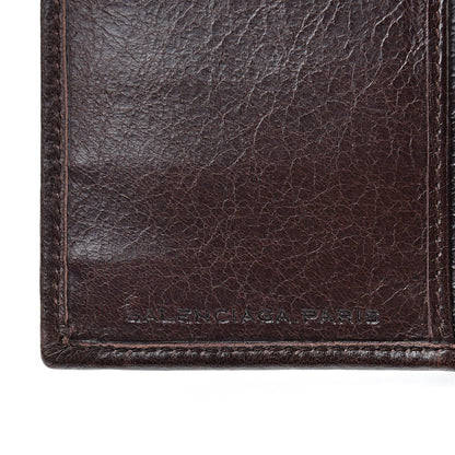 Balenciaga Agneau Giant 12 Gold Hardware Money Wallet Cigare Fonce 6 of 11