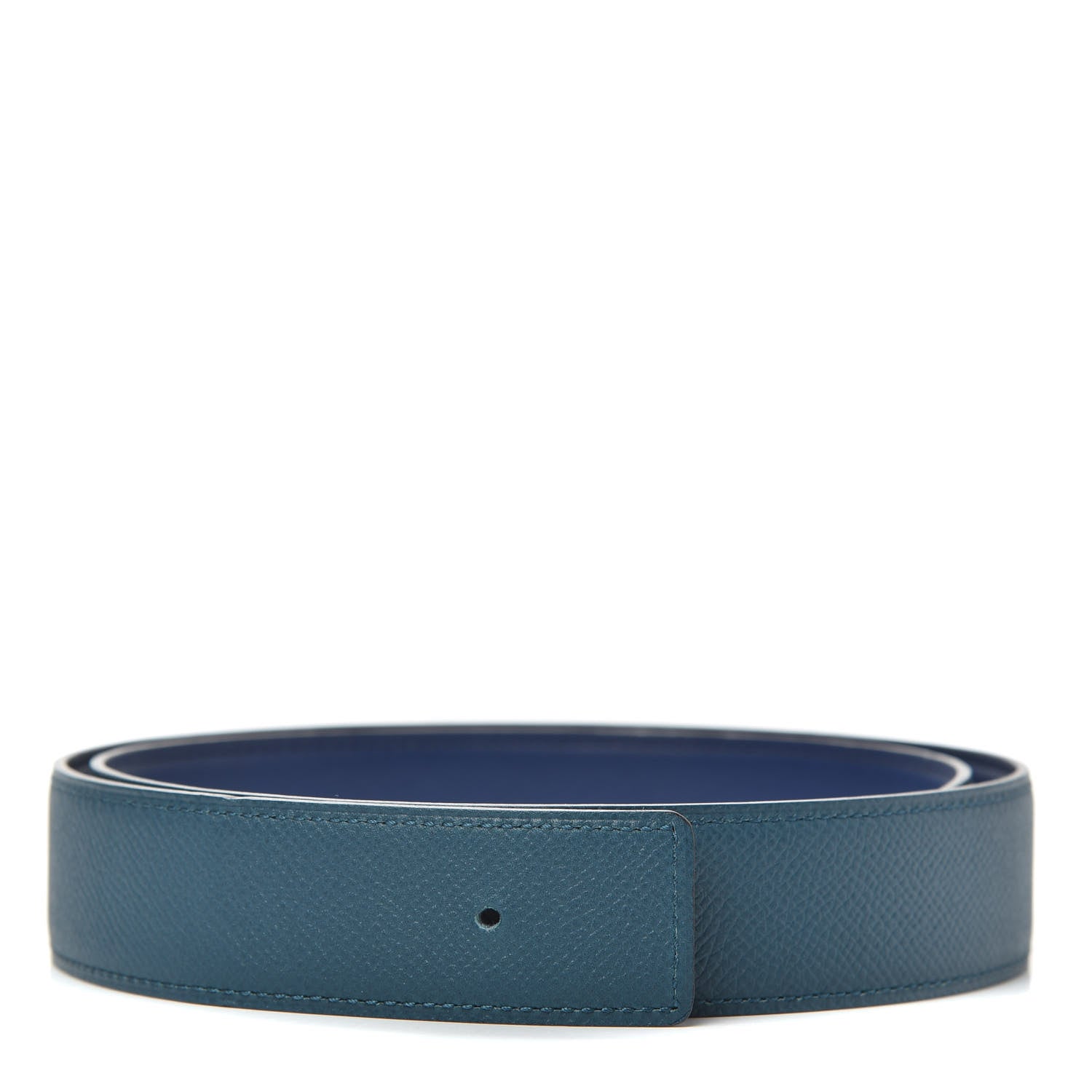 Hermes Epsom Swift 32mm Belt Strap 75 Colvert Bleu Saphir 1 of 5