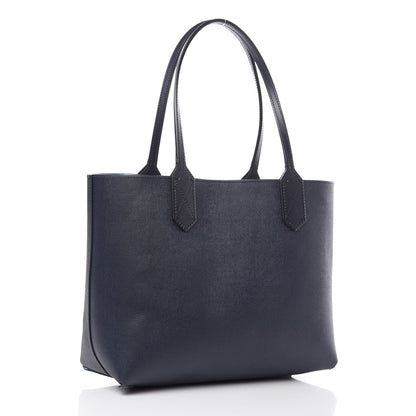 Gucci GG Supreme Monogram Blooms Small Reversible Tote Beige Blue Navy 5 of 14