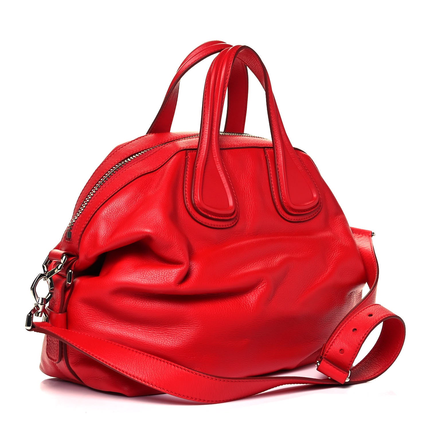Givenchy Waxed Calfskin Micro Nightingale Medium Red 3 of 9
