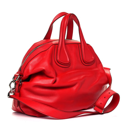 Givenchy Waxed Calfskin Micro Nightingale Medium Red 3 of 9