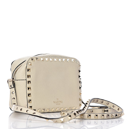 Valentino Garavani Grained Calfskin Rockstud Camera Crossbody Bag Ivory 3 of 11