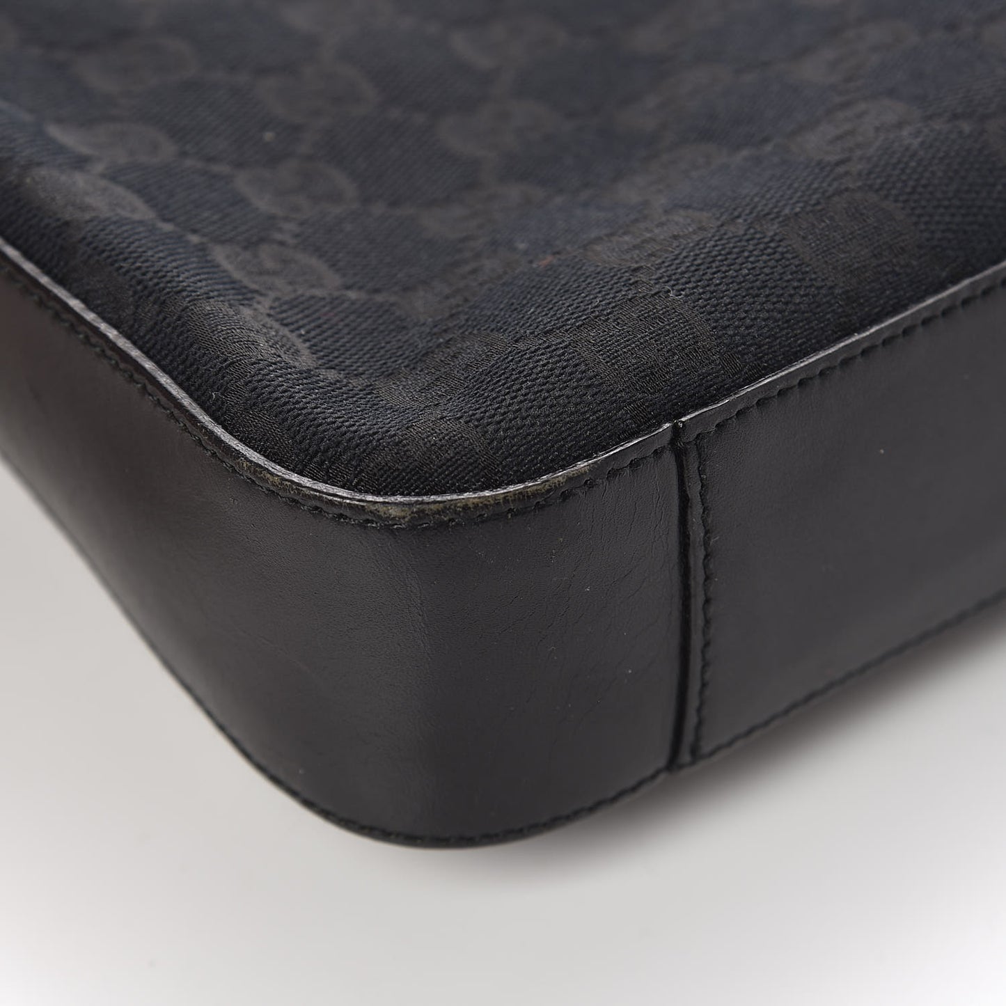 Monogram GG Clasp Hobo Black
