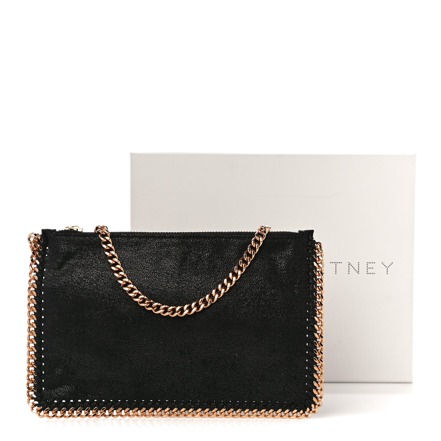 Shaggy Deer Falabella Clutch Black