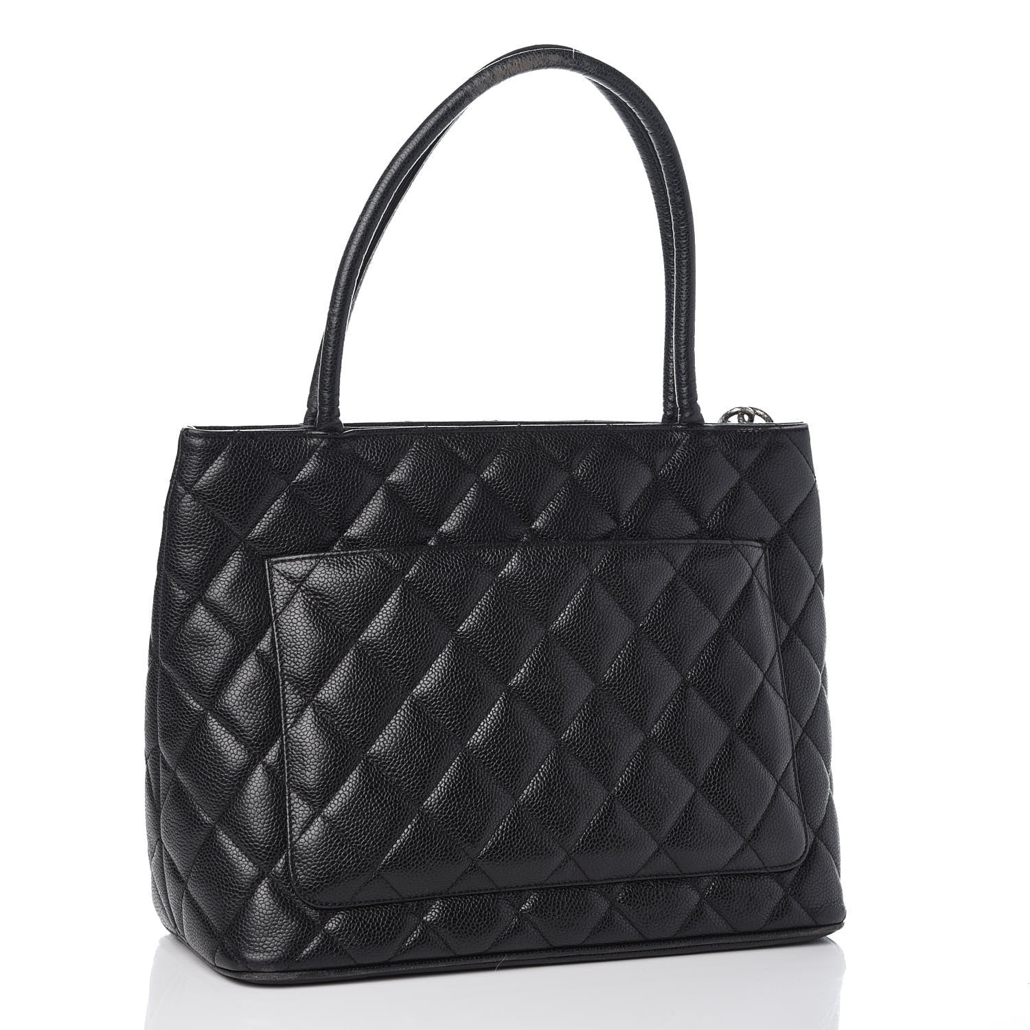 Chanel Caviar Quilted Medallion Tote Black 3 of 13