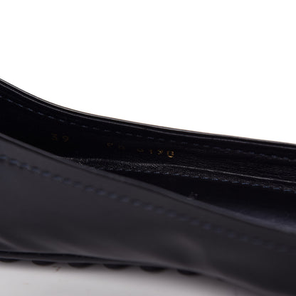 Louis Vuitton Patent Calfskin Oxford Ballerina Flats 39 Black 10 of 10