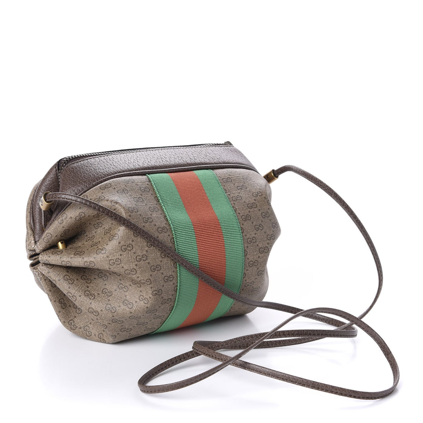 Mini Vintage GG Supreme Monogram Web Butterfly New Candy Crossbody Beige New Acero