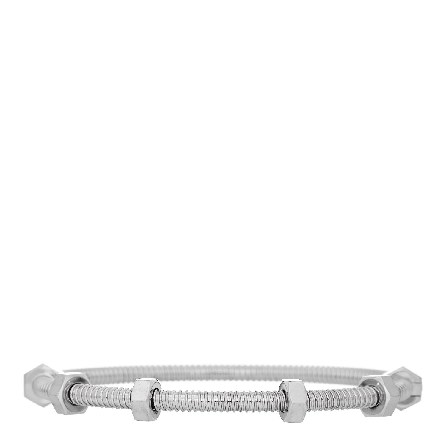 Cartier 18K White Gold Ecrou de Cartier Bracelet 16 1 of 4