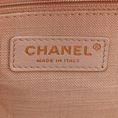 Chanel Mixed Fibers Small Deauville Tote Dark Orange 7 of 11