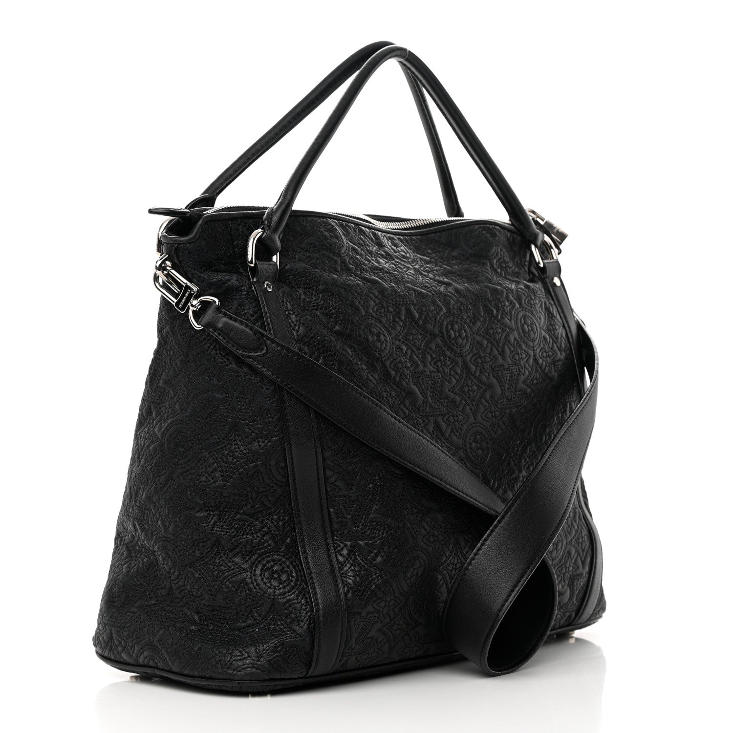 Louis Vuitton Monogram Lambskin Antheia IXIA MM Black 3 of 15