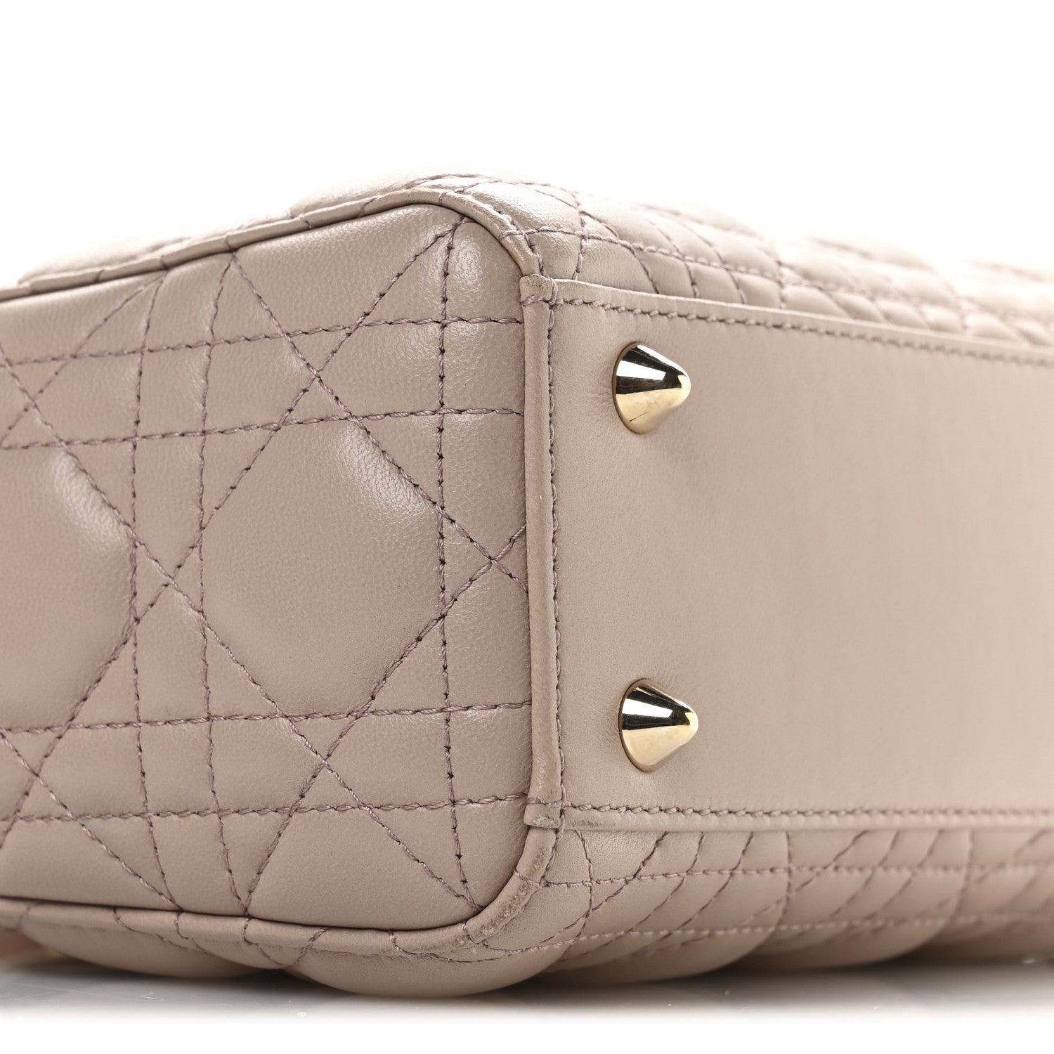 Christian Dior Lambskin Cannage Small My ABC Dior Lady Dior Fard 9 of 10
