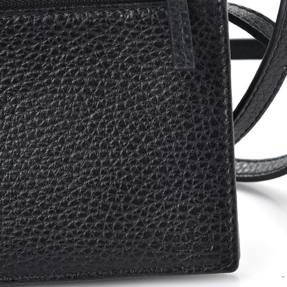 Gucci Dollar Calfskin Mini Swing Wallet Bag Black 7 of 8