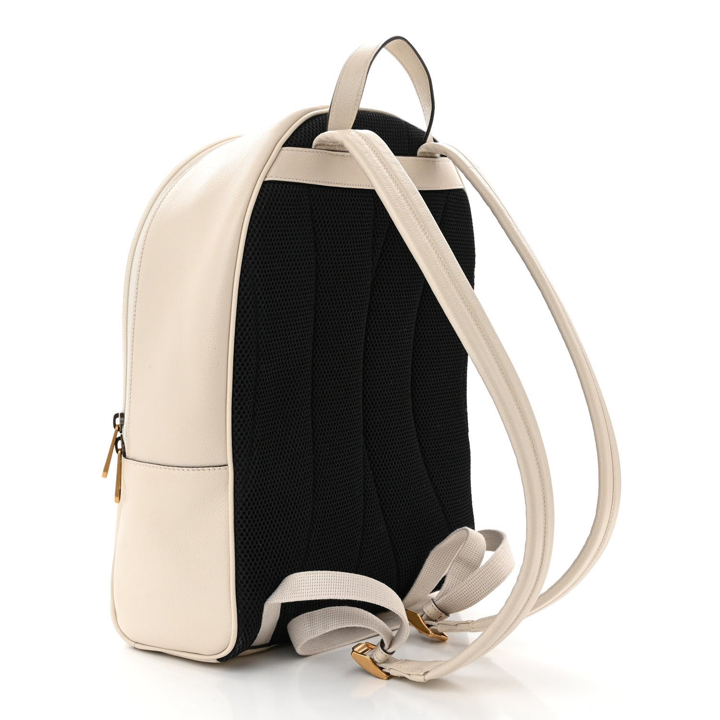 Calfskin Logo Day Backpack Mystic White