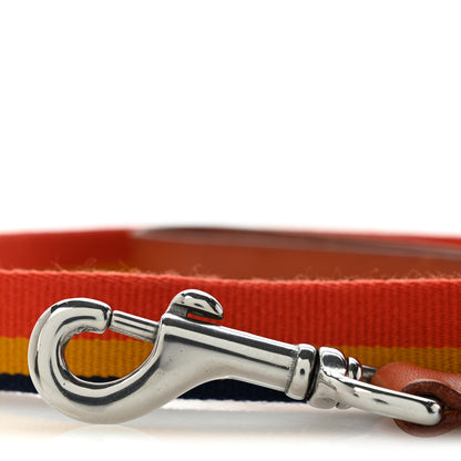 Hermes Toile Natural Bridle Robocar II Dog Leash Dark Irish 5 of 7