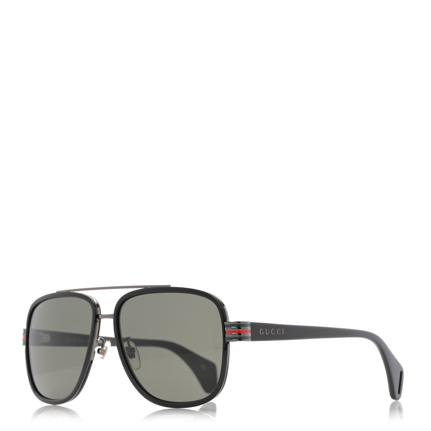 Acetate Aviator Sunglasses GG0448S Black