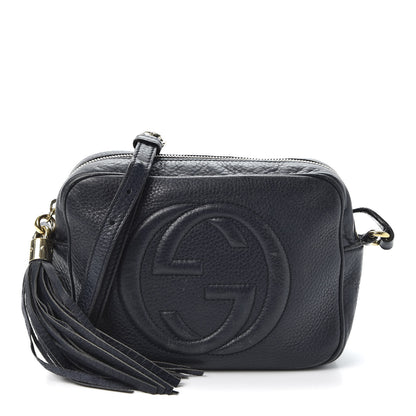 Gucci Pebbled Calfskin Small Soho Disco Bag Blue 1 of 15