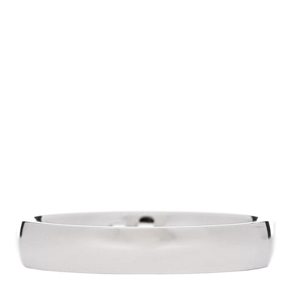 Hermes 18K White Gold Diamond Ever Herakles Wedding Band Ring 55 7.25 3 of 5