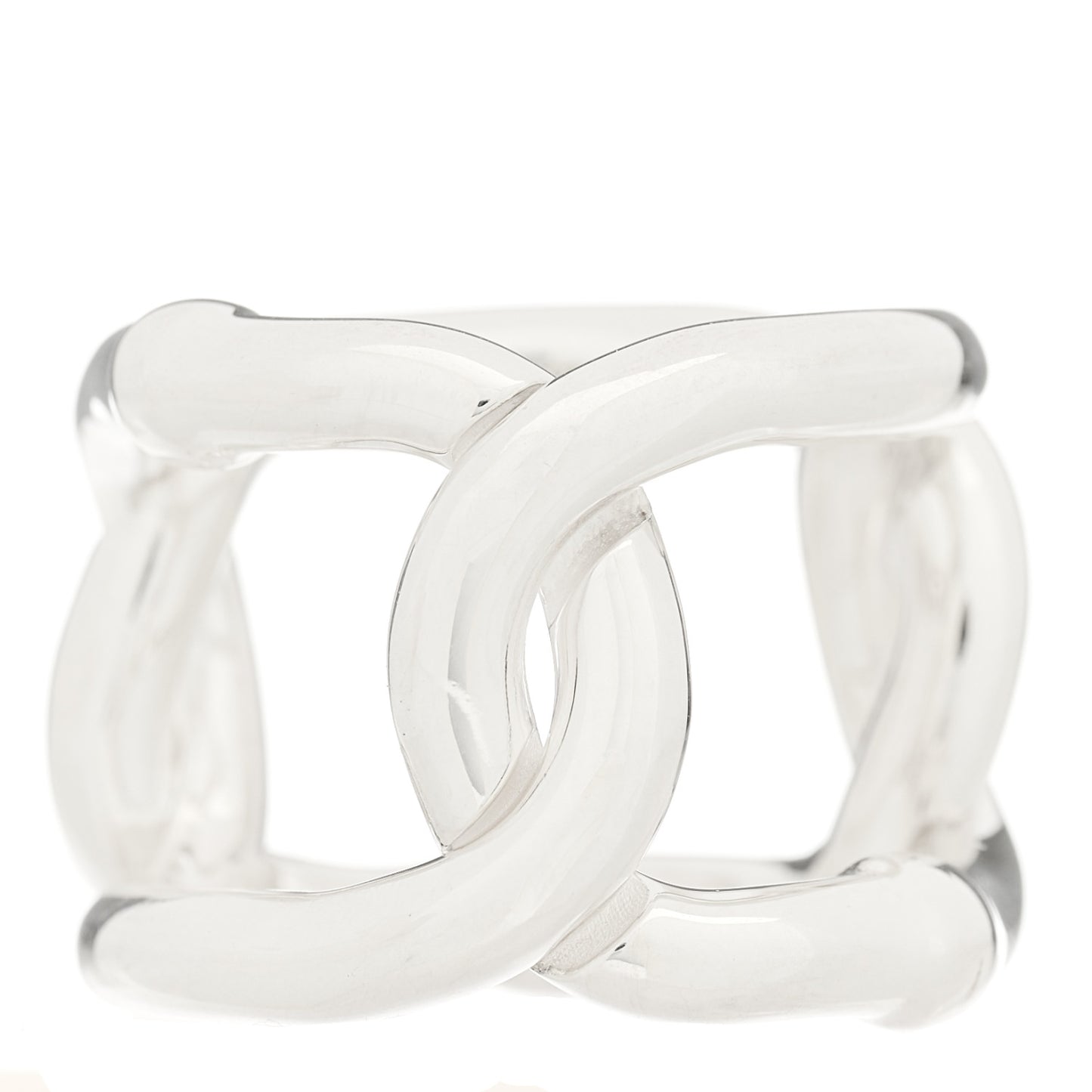 Sterling Silver Link Band Ring 53 6.5