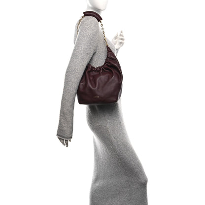 Loewe Buttery Nappa Lambskin Small Squeeze Bag Dark Burgundy 2 of 9