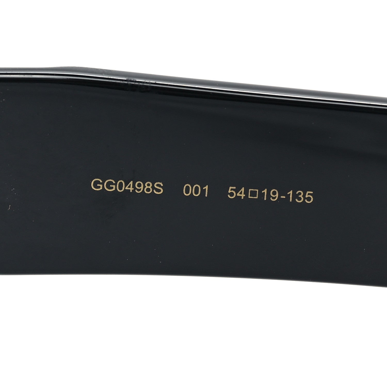 Gucci Acetate Square Frame Sunglasses GG0498S Black 6 of 6