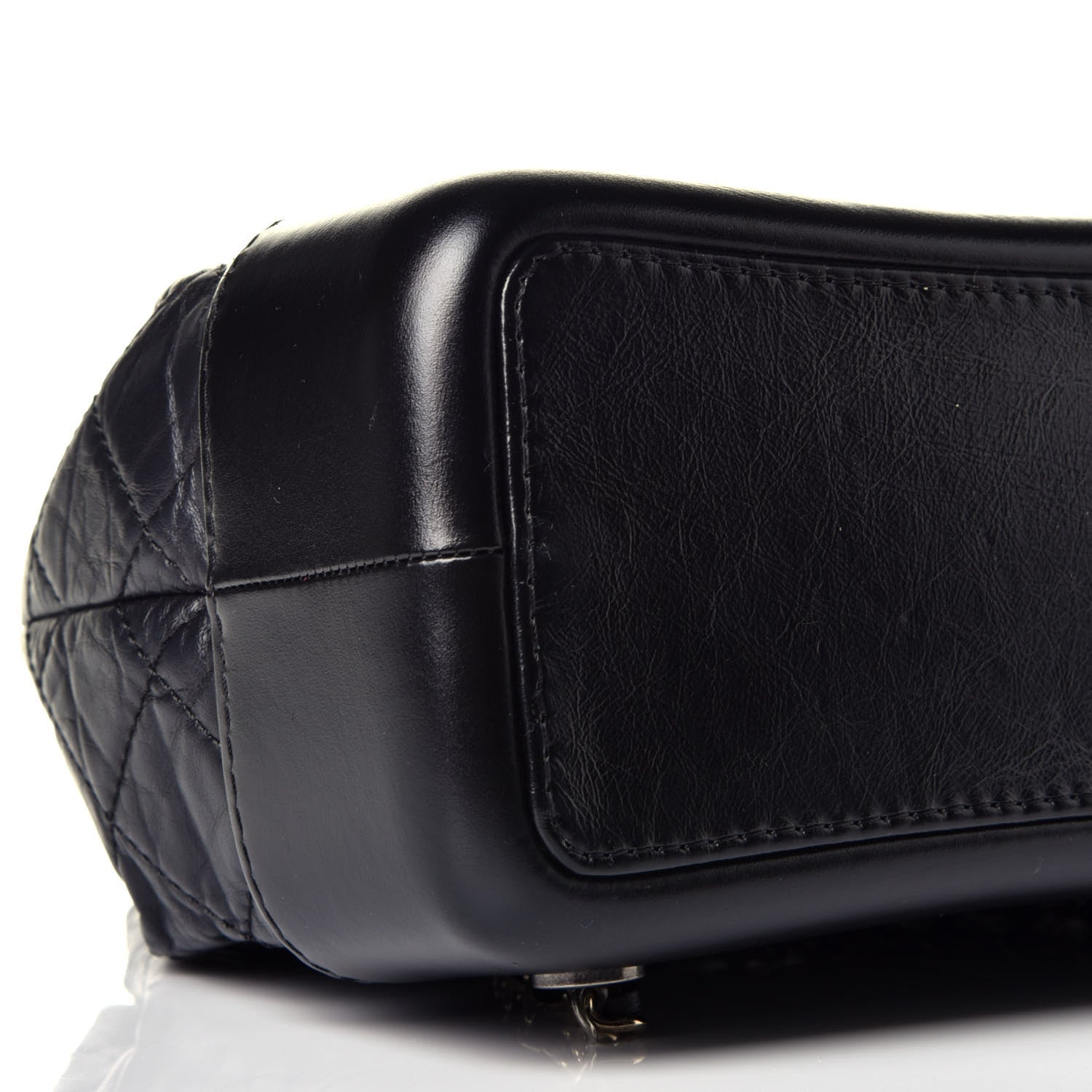 Chanel Aged Calfskin Quilted Small Gabrielle Backpack Black 5 of 12