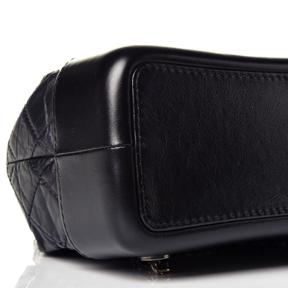 Chanel Aged Calfskin Quilted Small Gabrielle Backpack Black 5 of 12