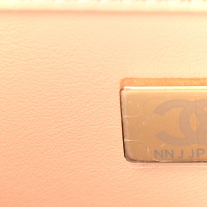 Chanel Lambskin Quilted Mini Pearl Crush Flap Beige 7 of 9