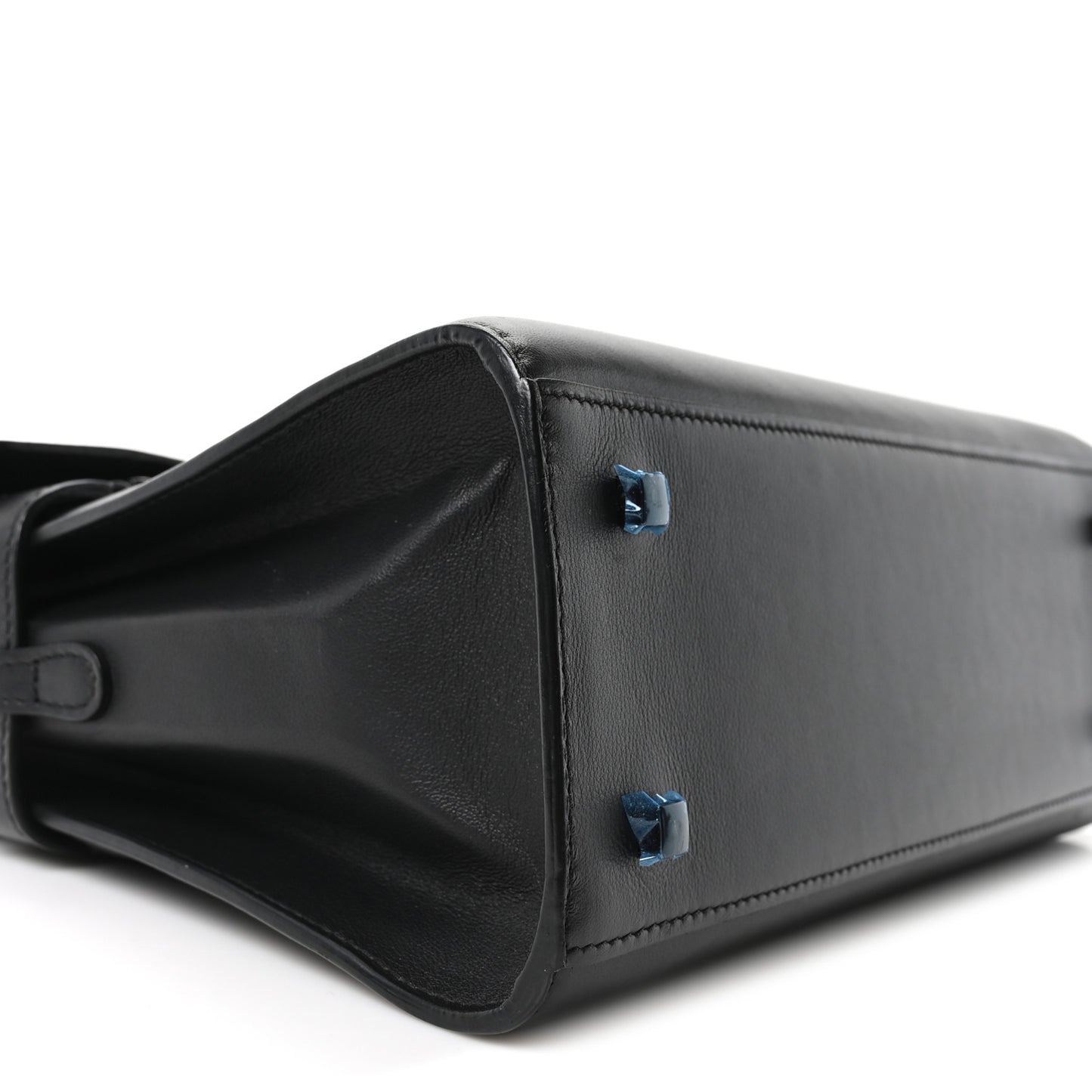 Calfskin MM Tempete Satchel Black