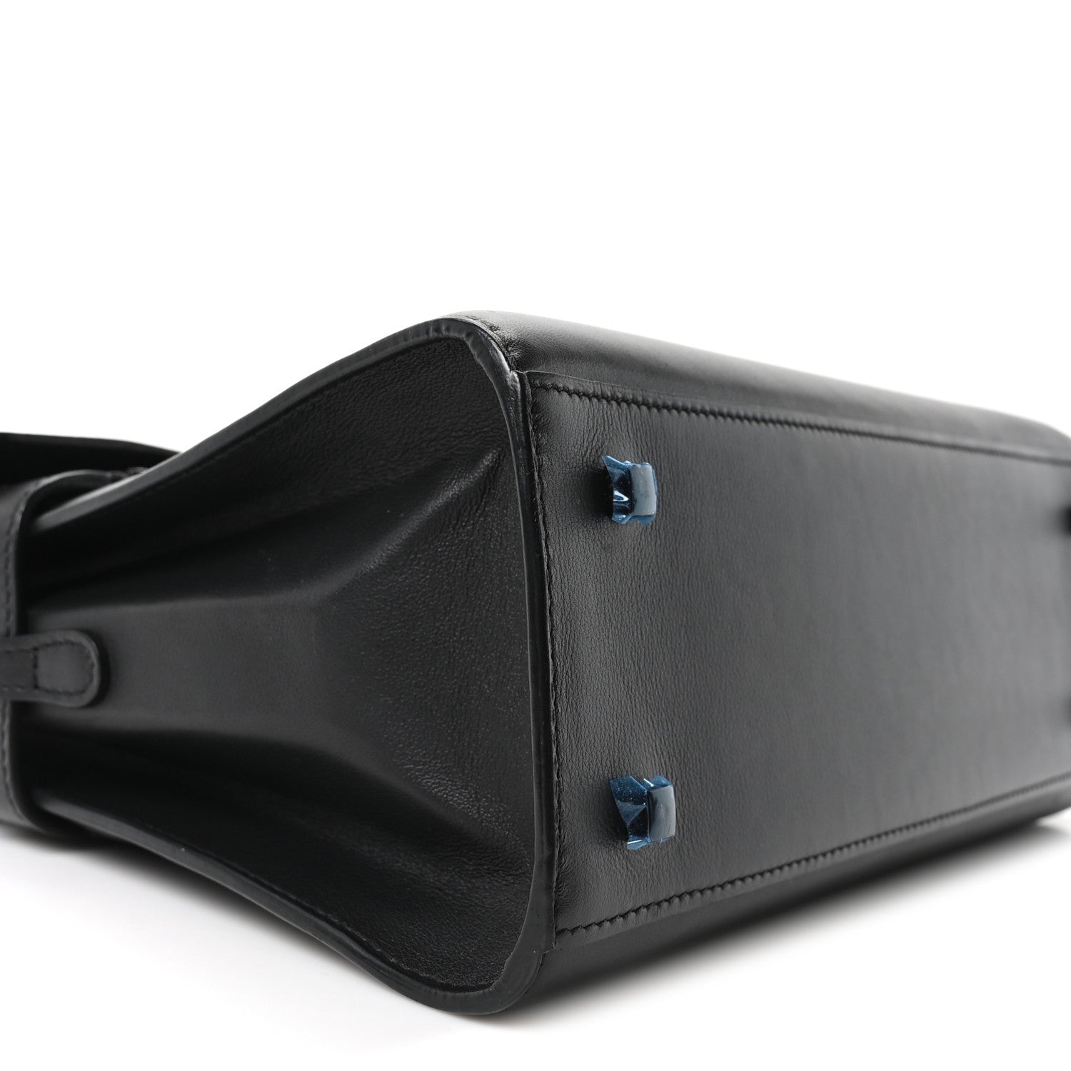 Delvaux Calfskin MM Tempete Satchel Black 10 of 11