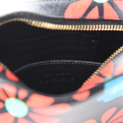 Saint Laurent Calfskin Floral Print Small Classic Monogram Camera Bag Black 9 of 10