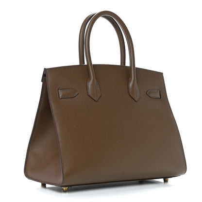 Hermes Madame Calfskin Birkin Sellier 30 Toundra 3 of 18