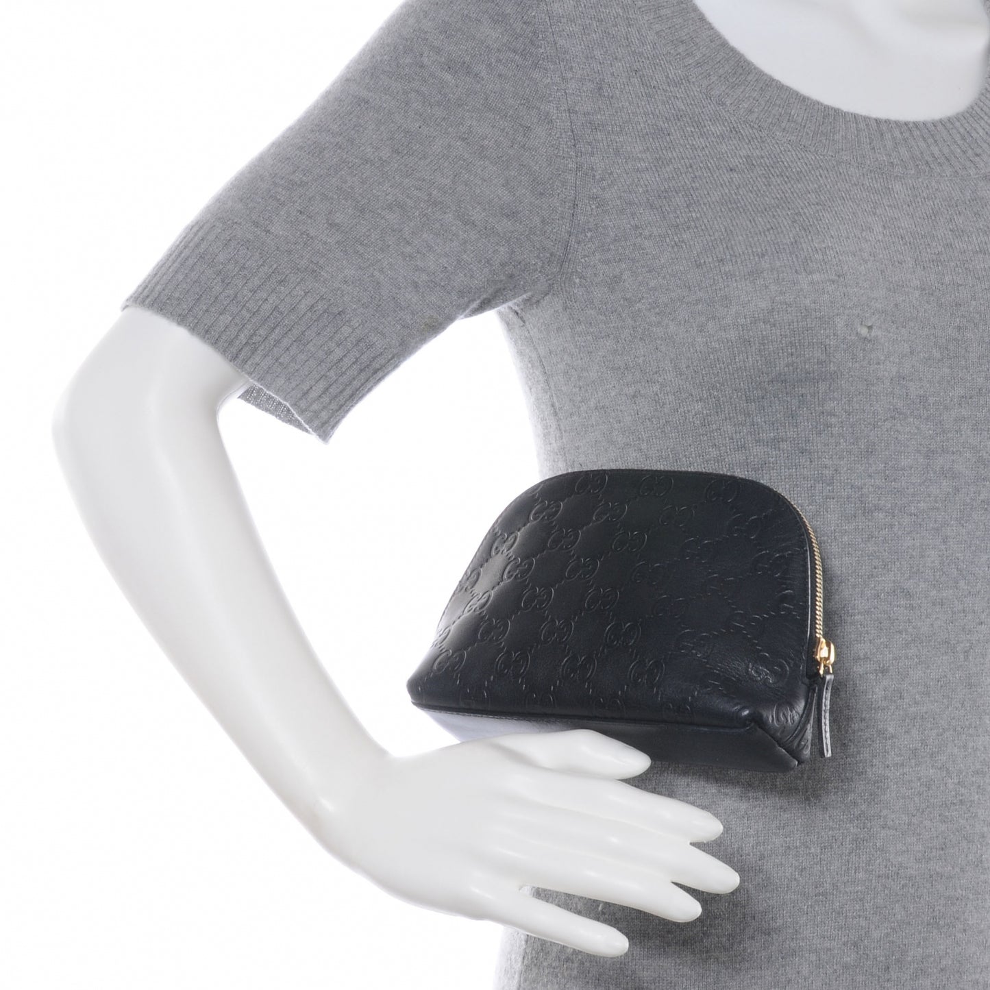 Guccissima GG Cosmetic Case Black