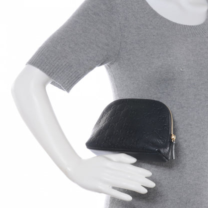 Gucci Guccissima GG Cosmetic Case Black 2 of 7