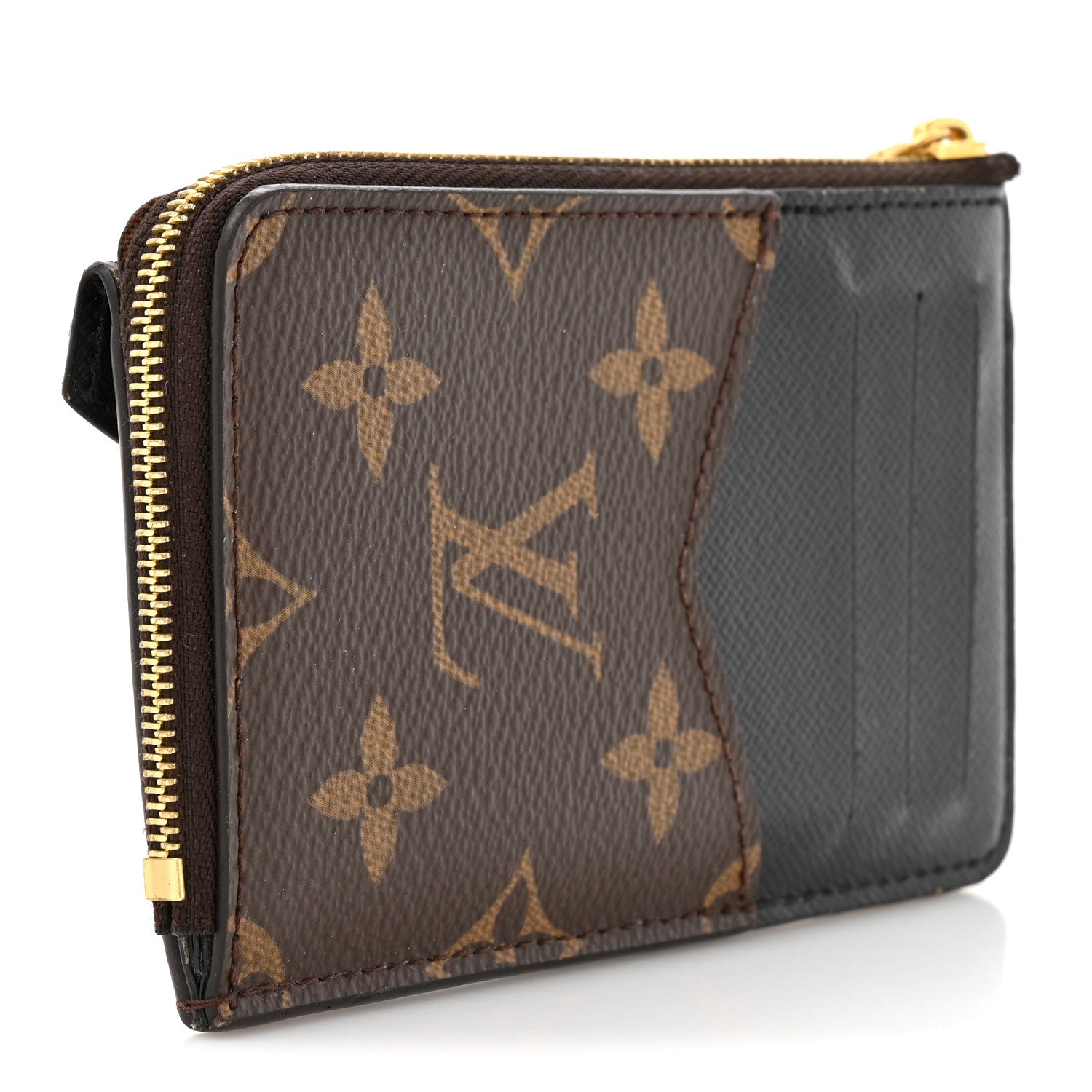 Louis Vuitton Monogram Recto Verso Card Holder Black 3 of 9