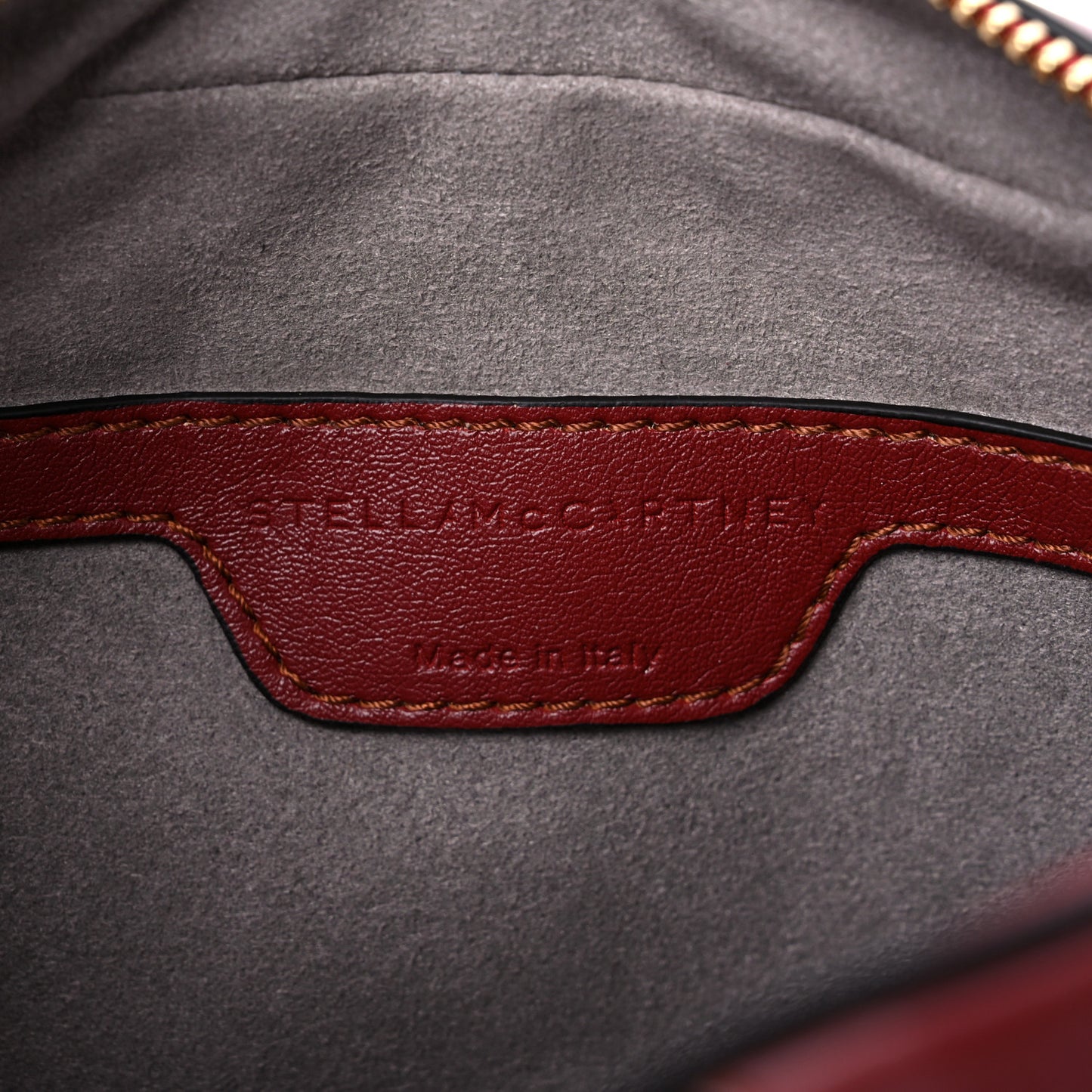 Eco Alter Nappa Star Patch Shoulder Bag Red